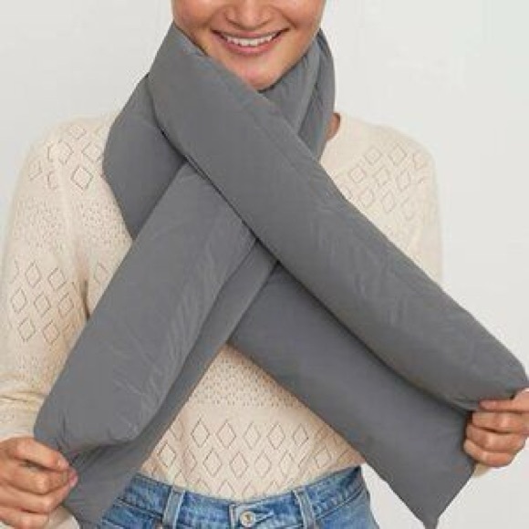 Accessories - Shaci The Label Grey Puffer Scarf